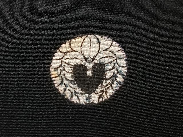 平和屋着物■豪華黒留袖　駒刺繍　花鳥文　金彩　正絹　逸品　CABK9936xe