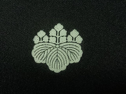 平和屋着物■豪華黒留袖　駒刺繍　手描き　流水地紙風景文　金彩　正絹　逸品　CABK9941xe