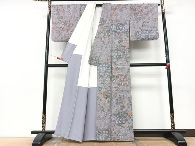 平和屋着物■上質な紬　辻が花　正絹　逸品　CABK9963xe