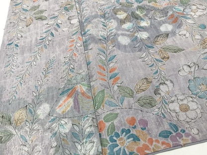 平和屋着物■上質な紬　辻が花　正絹　逸品　CABK9963xe