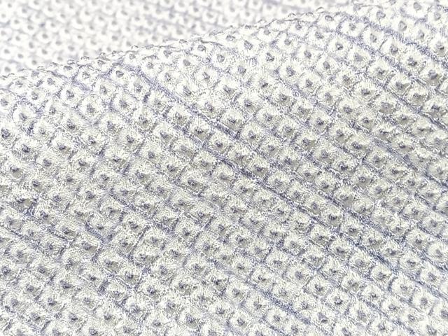 平和屋着物■大変加工の良い総絞り小紋　正絹　逸品　CABK9965xe
