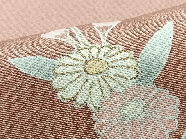 平和屋着物■訪問着　枝花文　金彩　正絹　逸品　CABK9967xe