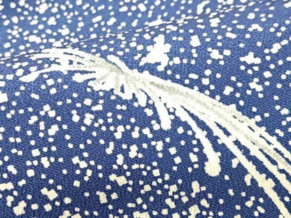平和屋着物■上質な小紋　舞花文　正絹　逸品　未使用　CABK9968xe
