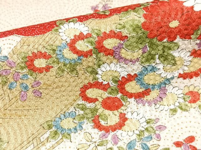 平和屋着物■上質な小紋　渡り橋風景文　やまと誂製　正絹　逸品　CABK9987xe