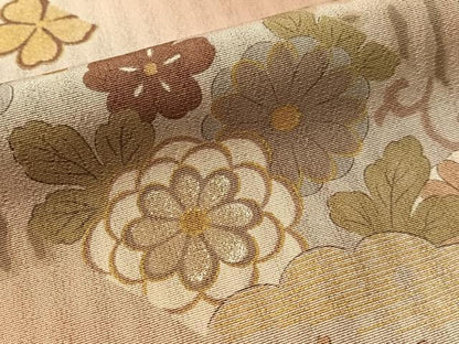 平和屋着物●訪問着　熨斗吉祥花文　暈し染め　金銀彩　正絹　逸品　CABL0036vp