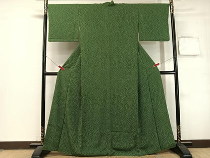 平和屋着物●江戸小紋　動物小紋柄　正絹　逸品　CABL0041vp