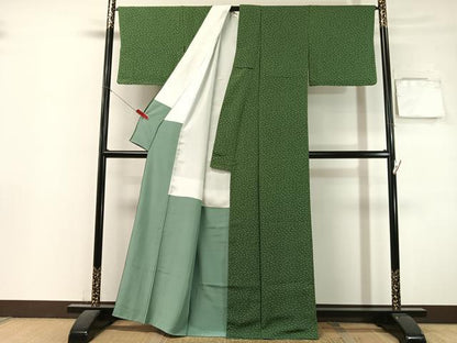 平和屋着物●江戸小紋　動物小紋柄　正絹　逸品　CABL0041vp