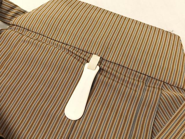 平和屋着物●男性　行灯袴　縞　正絹　逸品　CABL0043vp