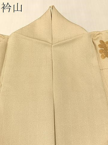 平和屋着物●訪問着　霞草花文　金彩　正絹　逸品　CABL0069vp