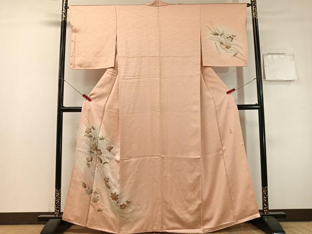 平和屋着物●金彩友禅　卓越技能者・名工・和田光正　訪問着　吹き寄せ花文　暈し染め　正絹　逸品　未使用　CABL0071vp