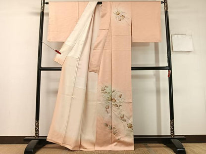 平和屋着物●金彩友禅　卓越技能者・名工・和田光正　訪問着　吹き寄せ花文　暈し染め　正絹　逸品　未使用　CABL0071vp