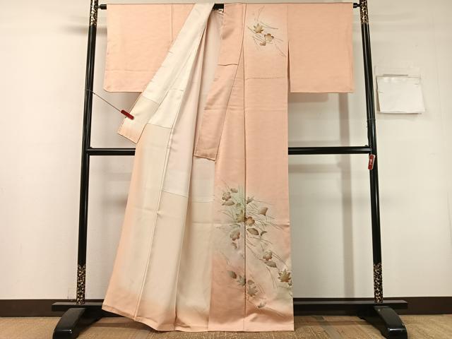 平和屋着物●金彩友禅　卓越技能者・名工・和田光正　訪問着　吹き寄せ花文　暈し染め　正絹　逸品　未使用　CABL0071vp