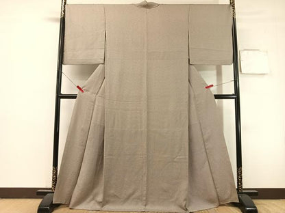 平和屋着物●江戸小紋　角通し　胴抜き仕立て　正絹　逸品　CABL0072vp