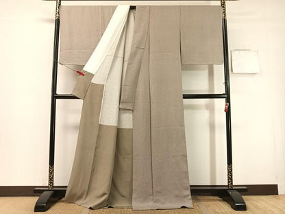 平和屋着物●江戸小紋　角通し　胴抜き仕立て　正絹　逸品　CABL0072vp
