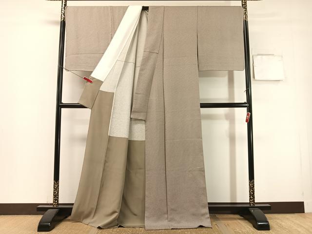 平和屋着物●江戸小紋　角通し　胴抜き仕立て　正絹　逸品　CABL0072vp