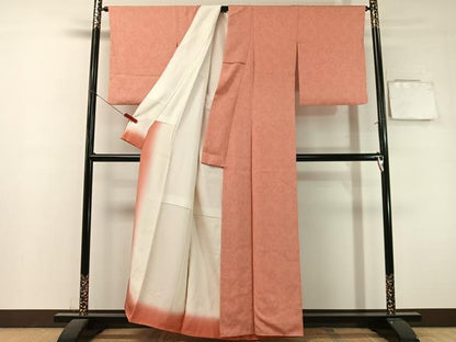 平和屋着物●重要無形文化財　人間国宝　中村勇二郎　江戸小紋　草花小紋柄　正絹　逸品　CABL0073vp