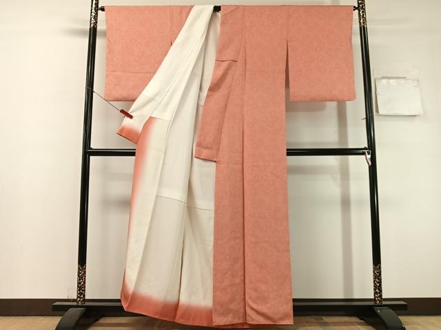 平和屋着物●重要無形文化財　人間国宝　中村勇二郎　江戸小紋　草花小紋柄　正絹　逸品　CABL0073vp