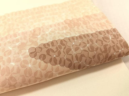 平和屋着物●塩瀬　九寸開き名古屋帯　ろうけつ染　抽象文様　正絹　逸品　CABL0103vp