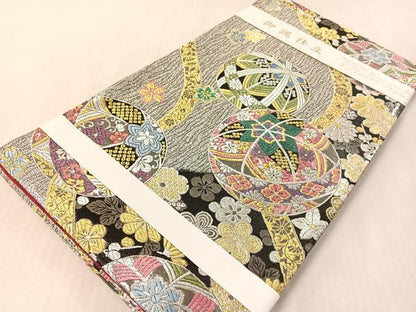 平和屋着物●六通柄袋帯　京洛苑たはら　唐織　清緒里　花毬文　金銀糸　日本製　逸品　未使用　CABL0108vp