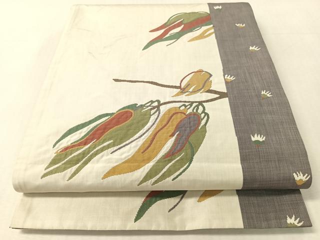 平和屋着物●名門木屋太　今河織物　六通柄袋帯　成り物　正絹　逸品　CABL0151vp