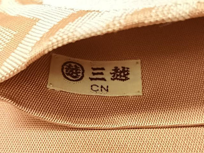 平和屋着物●人間国宝　芹沢圭介　型絵染　六通柄袋帯　春秋　金彩　引箔　三越扱い　正絹　逸品　CABL0152vp