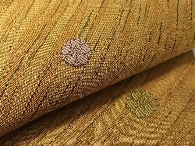 平和屋着物●両面　六通柄袋帯　唐織　草花丸文　やまと誂製　正絹　逸品　CABL0158vp