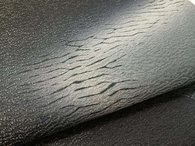 平和屋着物●太鼓柄袋帯　杢目絞り　切嵌文様　銀通し地　正絹　逸品　CABL0159vp