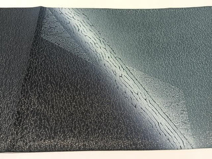 平和屋着物●太鼓柄袋帯　杢目絞り　切嵌文様　銀通し地　正絹　逸品　CABL0159vp