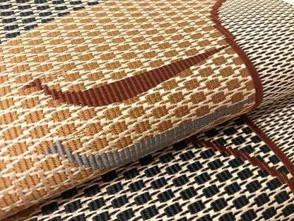 平和屋着物●太鼓柄袋帯　幾何学鳥文　金糸　正絹　逸品　CABL0174vp