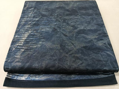 平和屋着物●六通柄袋帯　花唐草文　引箔　正絹　逸品　CABL0194vp