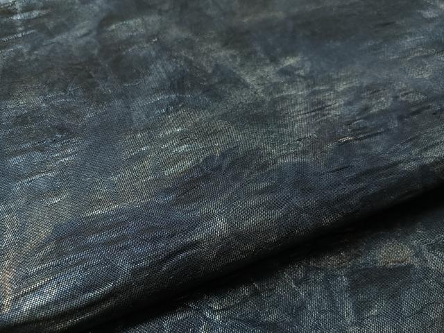 平和屋着物●六通柄袋帯　花唐草文　引箔　正絹　逸品　CABL0194vp