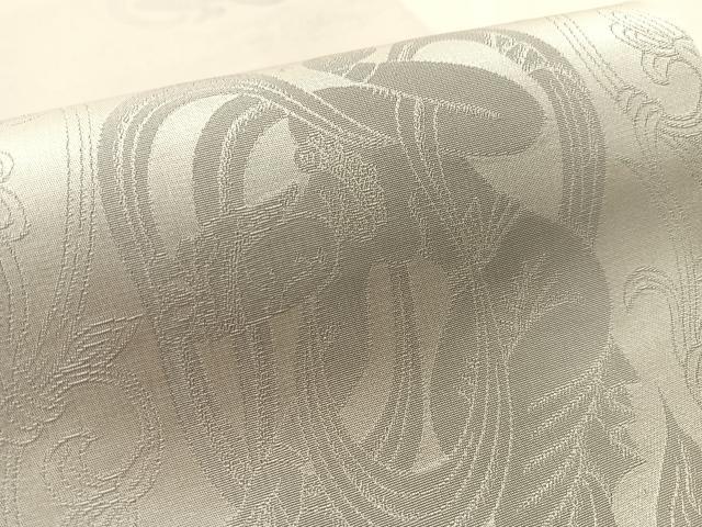 平和屋着物●西陣　全通柄　本袋帯　法隆寺金道小幡紋図　証紙付き　正絹　逸品　未使用　CABL0209vp
