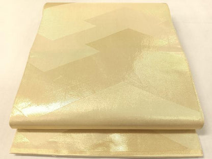 平和屋着物●西陣　川島織物　六通柄　本袋帯　松皮菱　金糸　正絹　逸品　CABL0211vp