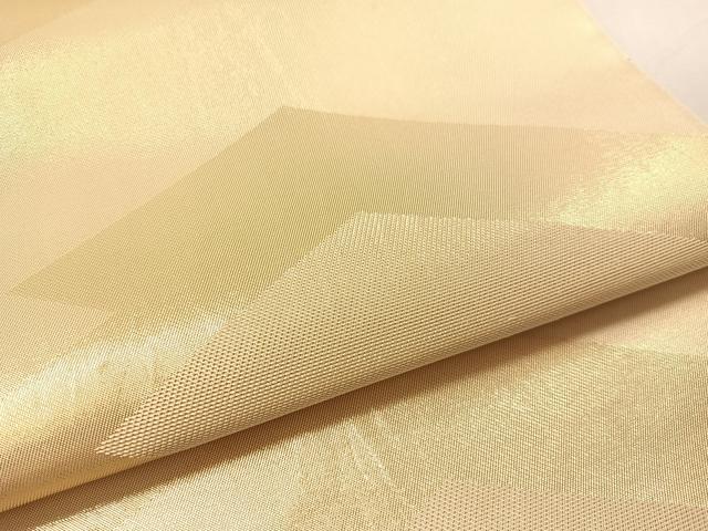 平和屋着物●西陣　川島織物　六通柄　本袋帯　松皮菱　金糸　正絹　逸品　CABL0211vp