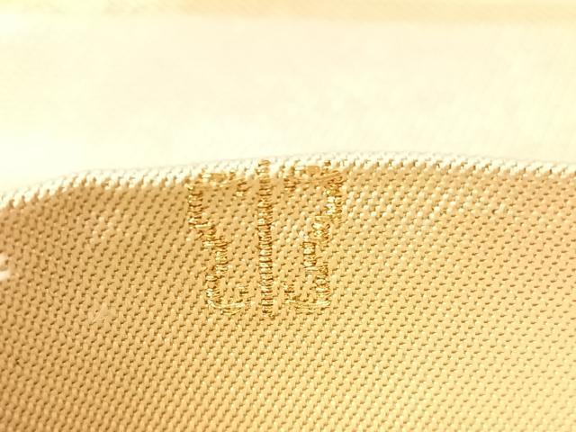 平和屋着物●西陣　川島織物　六通柄　本袋帯　松皮菱　金糸　正絹　逸品　CABL0211vp