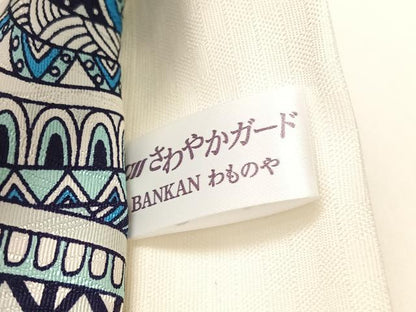 平和屋着物●BANKAN　わものや　全通柄袋帯　絵皿文　たとう紙付き　正絹　逸品　未使用　CABL0214vp