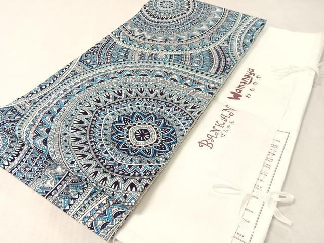 平和屋着物●BANKAN　わものや　全通柄袋帯　絵皿文　たとう紙付き　正絹　逸品　未使用　CABL0214vp