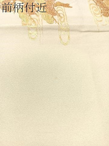 平和屋着物●太鼓柄袋帯　綴れ　錦秋松楓蒔絵　金糸　正絹　逸品　CABL0216vp