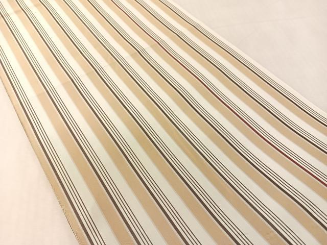 平和屋着物●本場筑前博多織　両面　全通柄袋帯　間道　正絹　逸品　CABL0224vp
