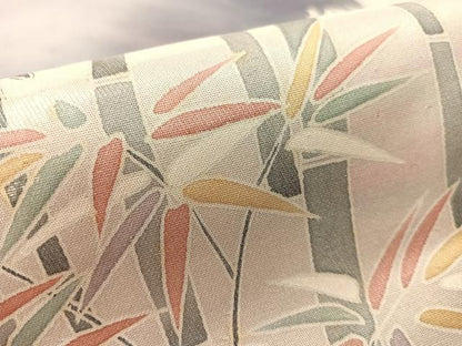 平和屋着物●森川明洋作　太鼓柄袋帯　笹竹文　銀彩　正絹　逸品　CABL0231vp