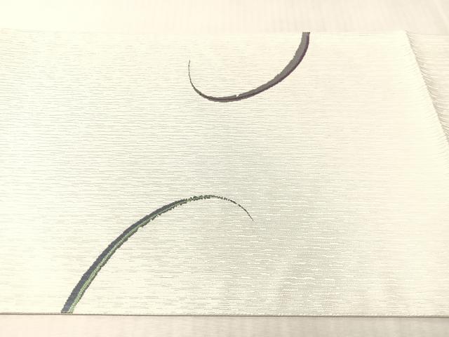 平和屋着物●太鼓柄袋帯　唐織　だるま　正絹　逸品　CABL0241vp