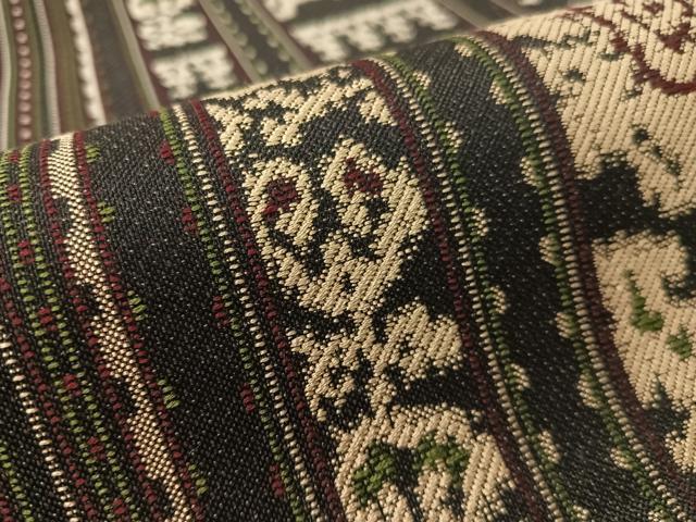 平和屋着物●六通柄袋帯　花間道　正絹　逸品　CABL0256vp