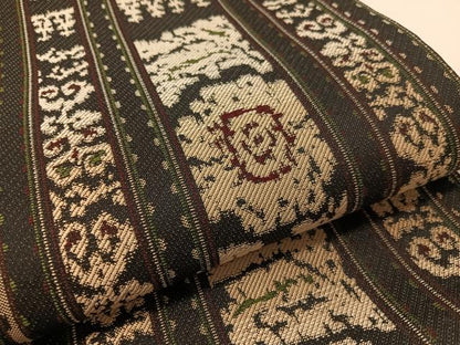 平和屋着物●六通柄袋帯　花間道　正絹　逸品　CABL0256vp
