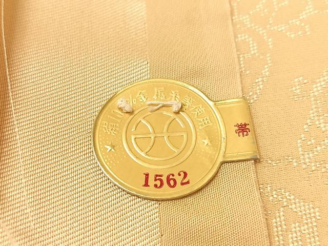 平和屋着物●西陣　アート裕謹製　六通柄袋帯　唐織　群鶴　蓑亀　金銀糸　証紙付き　正絹　逸品　未使用　CABL0263vp