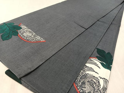 平和屋着物●太鼓柄袋帯　紬地　乱菊丸文　正絹　逸品　CABL0276vp