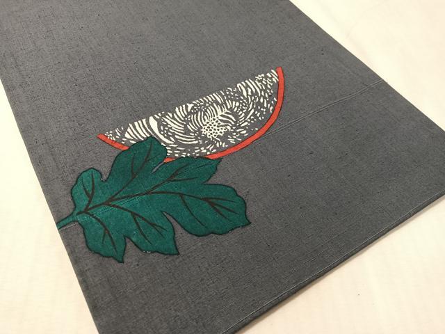 平和屋着物●太鼓柄袋帯　紬地　乱菊丸文　正絹　逸品　CABL0276vp