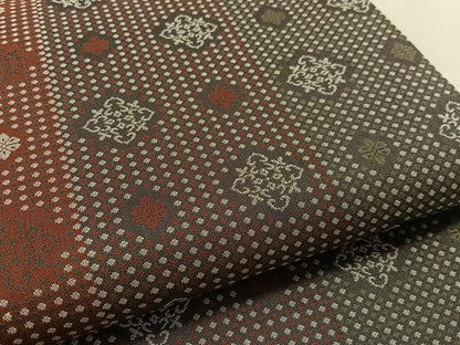 平和屋着物●両面　全通柄袋帯　吉祥間道　正絹　逸品　CABL0297vp