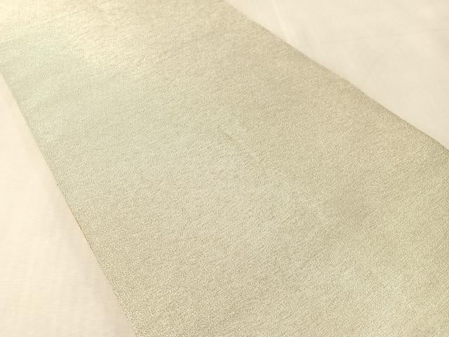 平和屋着物●国際的伝統工芸作家 十二代・藤林徳扇 苑寿 両面 全通柄袋帯 綴れ 駒刺繍 ワンポイント 雲取り文 金銀糸 正絹 逸品 CABL0314vp