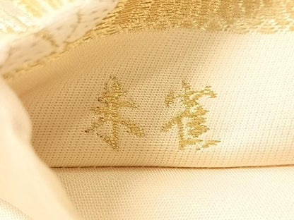 平和屋着物●六通柄袋帯　唐織　朱雀　夢想　金銀糸　鈴乃屋扱い　正絹　逸品　CABL0315vp