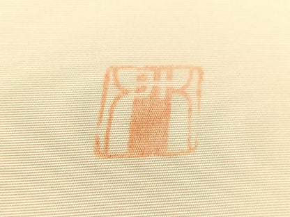 平和屋着物●塩瀬　九寸名古屋帯　作家物　手描き　松　正絹　逸品　CABL0325vp